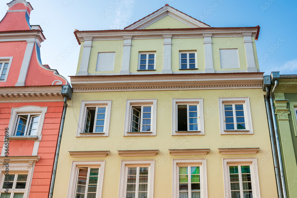 Fototapeta premium Street view of Old Town, Poznan, Poland