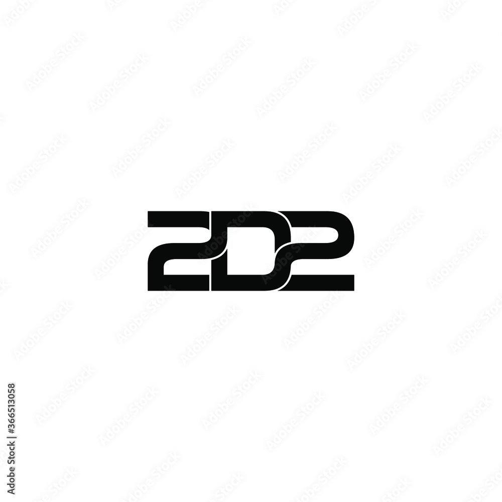 2d2 letter original monogram logo design 2d2 letter original monogram logo design