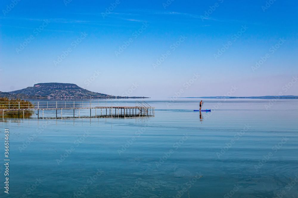 Stand Up Paddle in Lake Balaton