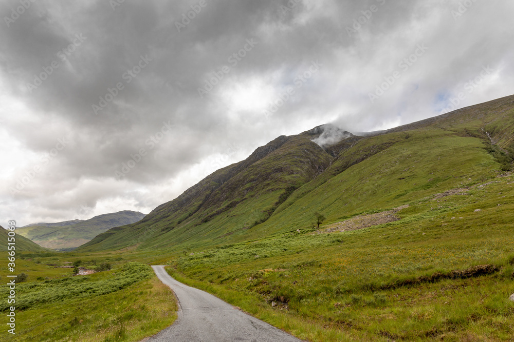 Remote Lanscape in the Scottish Highlands
