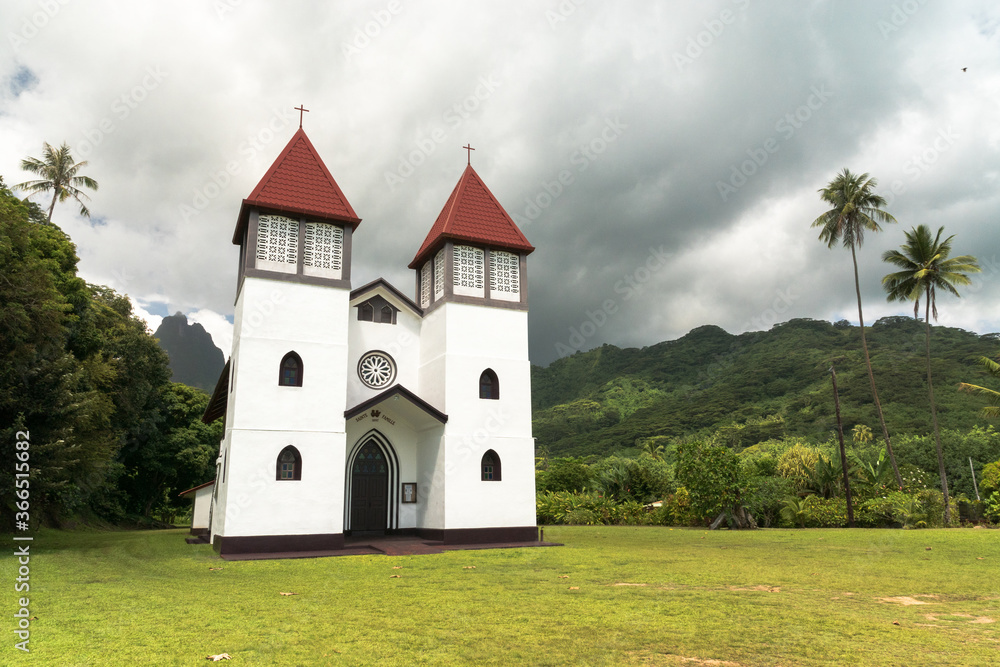 polynesian church