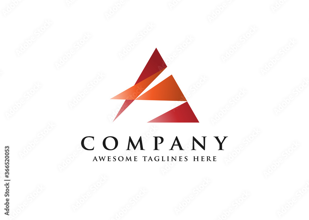initial letter a as Modern Creative Abstract Triangle Logo Design initial letter a as Modern Creative Abstract Triangle Logo Design