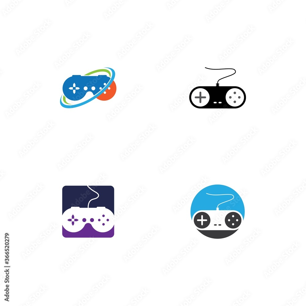 Joystick logo vector Joystick logo vector