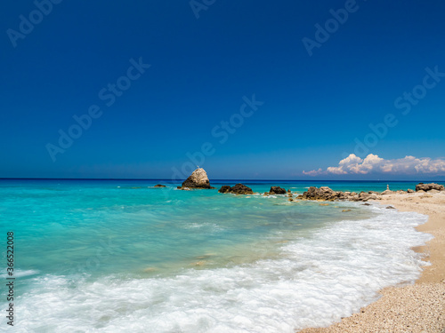 Avali beach in Lefkas Greece photo