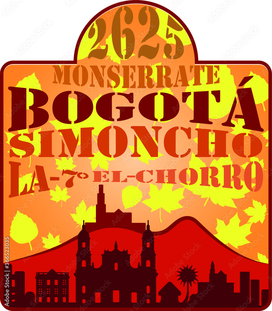 Bogota tourism poster