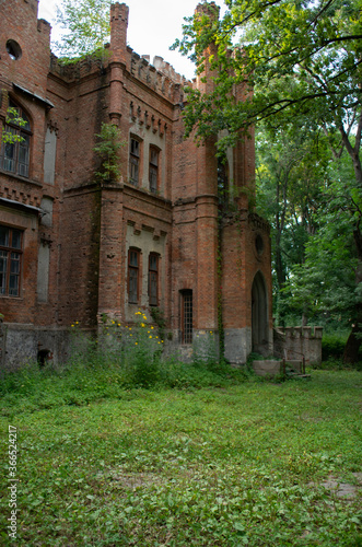 ruins of an old castle Ukraine