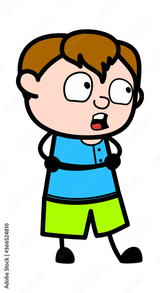 Arms Folded Teen Boy Cartoon Talking