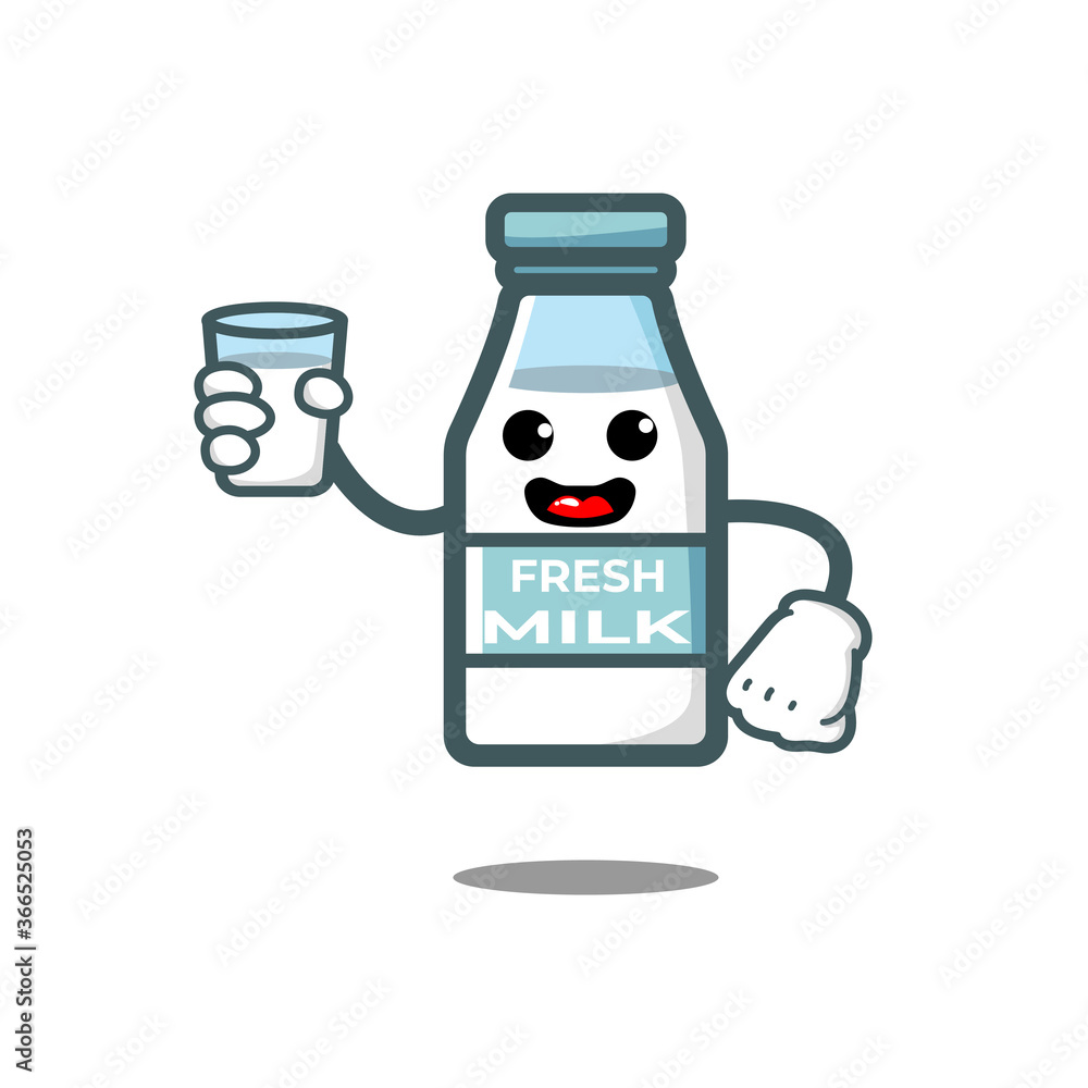 cute milk bottle cartoon character cute milk bottle cartoon character
