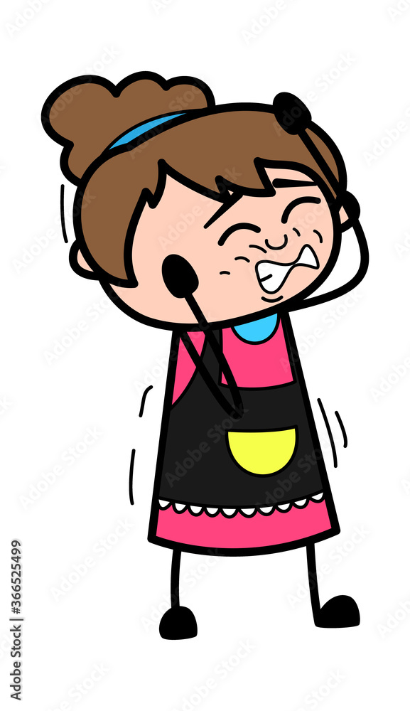 Annoyed Beautician Cartoon Annoyed Beautician Cartoon