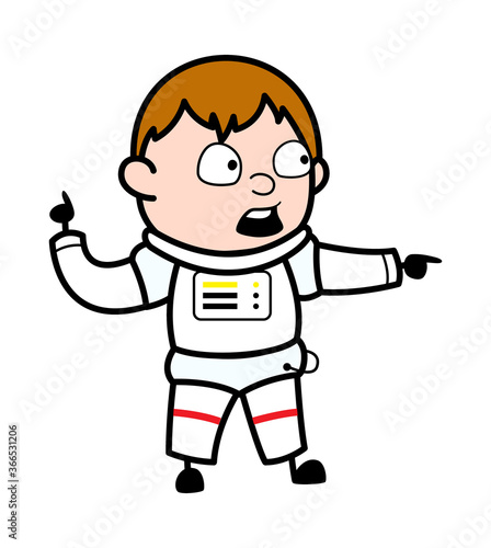 Blaming Astronaut Cartoon