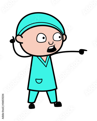 Blaming Surgeon Cartoon