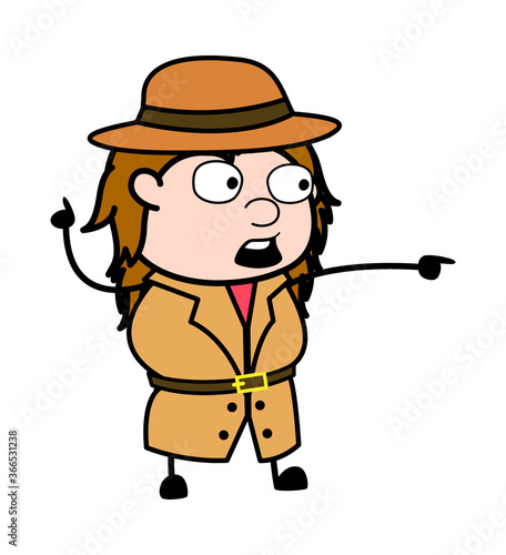 Blaming Investigator Cartoon