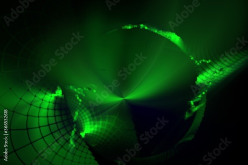 green radar screen looping animation