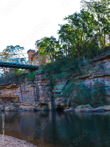 Old bridge in country town of Berry NSW Australia