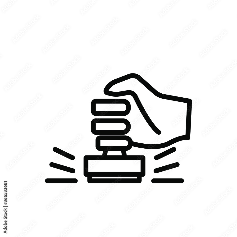 Stamp icon template Stamp icon template