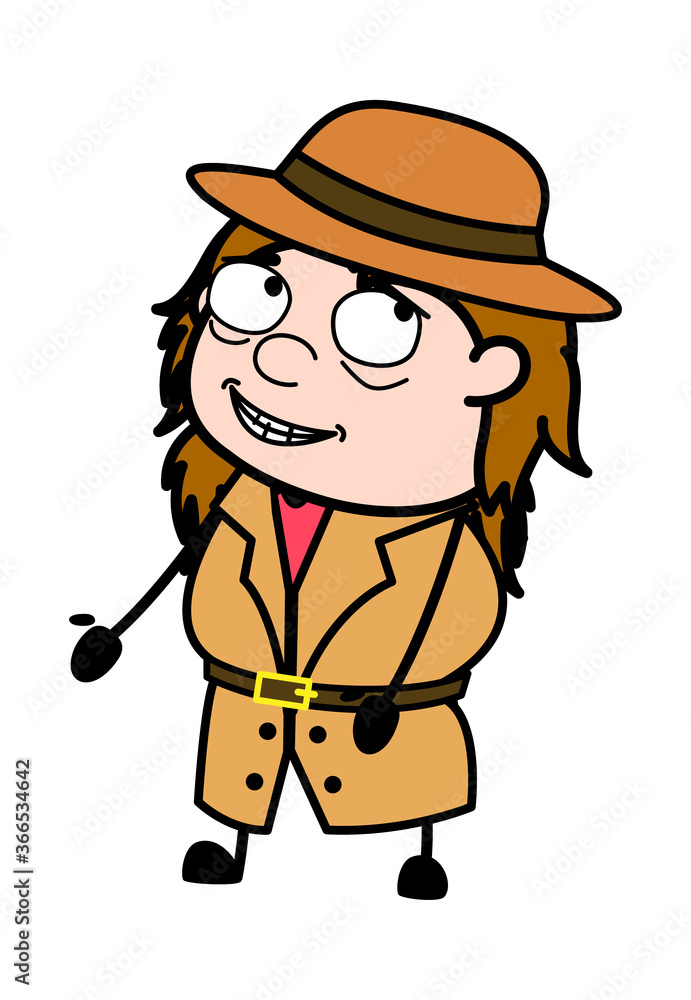 Day Dreaming Investigator cartoon Day Dreaming Investigator cartoon