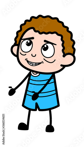 Day Dreaming Kid cartoon