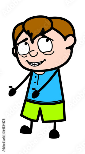 Day Dreaming Teen Boy cartoon