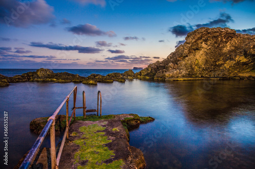 Ghar Lapsi, a desolate cave in the southern part of the Maltese countryside