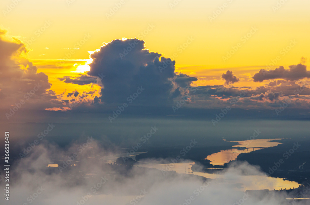 Fototapeta premium Sunset scene