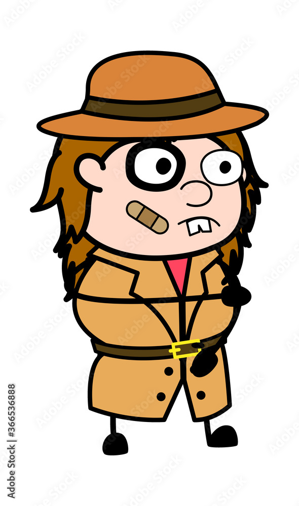 Injured Cartoon Investigator Injured Cartoon Investigator