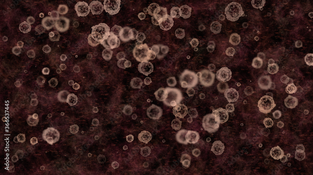 the virus multiplying in the body the virus multiplying in the body