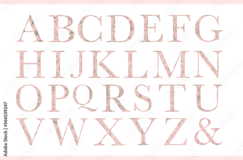 Alphabet, letters collection. Perfectly for wedding invitations, greeting card, logo, poster and other design. 