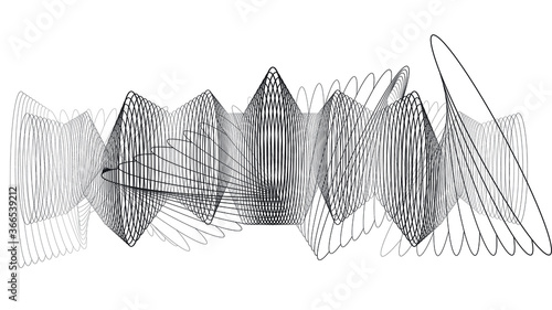 tunnel form logo . vector blend tool pipe . tube design element