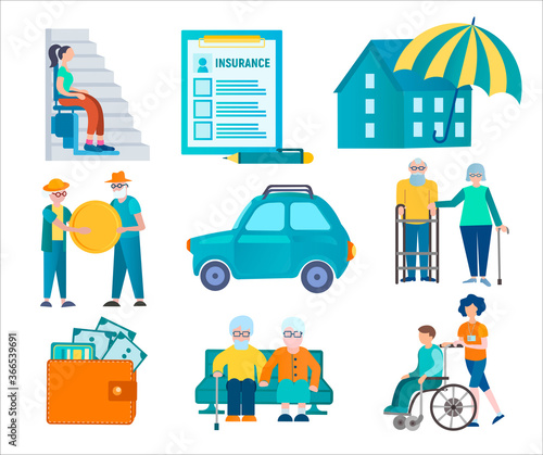 Pensioners, disabled people financial security