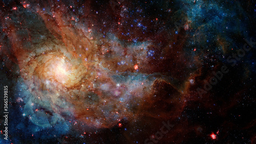 Fototapeta Naklejka Na Ścianę i Meble -  Space Galaxy. Elements of this image furnished by NASA