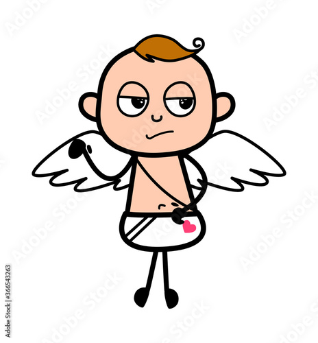 Unamused Angel Cartoon