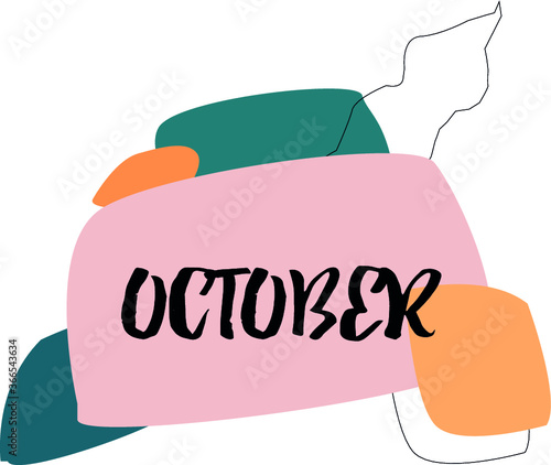 MONTH CALENDAR OCTOBER 