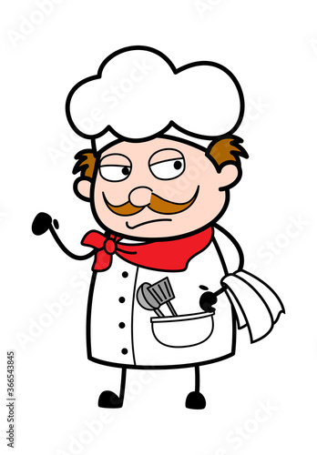 Unamused Businessman Cartoon