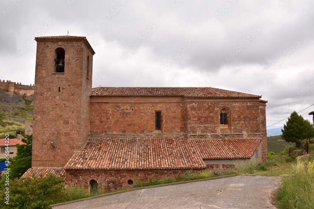 Side view of the Parish Church of La Asunción in Clavijo. Side view of the Parish Church of La Asunción in Clavijo.