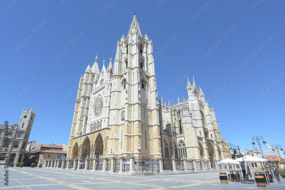 León Cathedral, Spain. 
