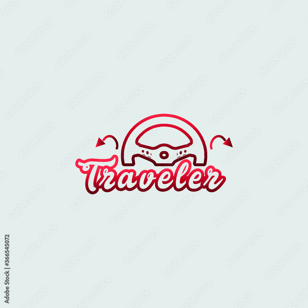 Traveler logo design