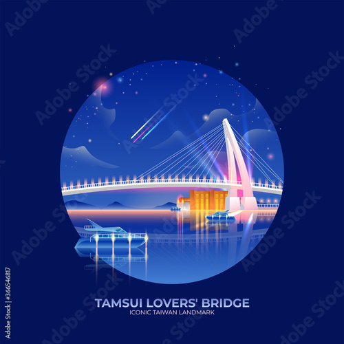 Tamsui Lovers' bridge Iconic Taiwan Landmark
