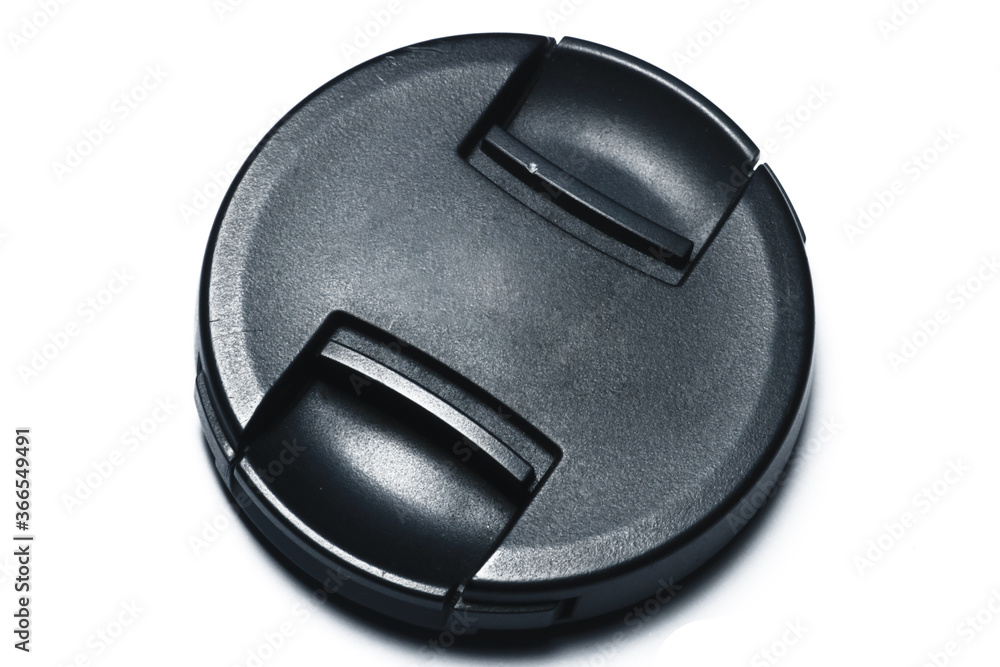 camera lens cup on white background camera lens cup on white background