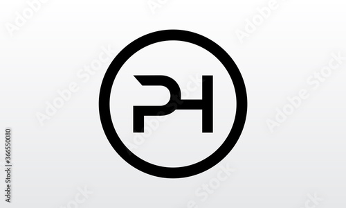 Initial PH Letter Logo With Creative Modern Business Typography Vector Template. Creative Letter PH Logo Vector.