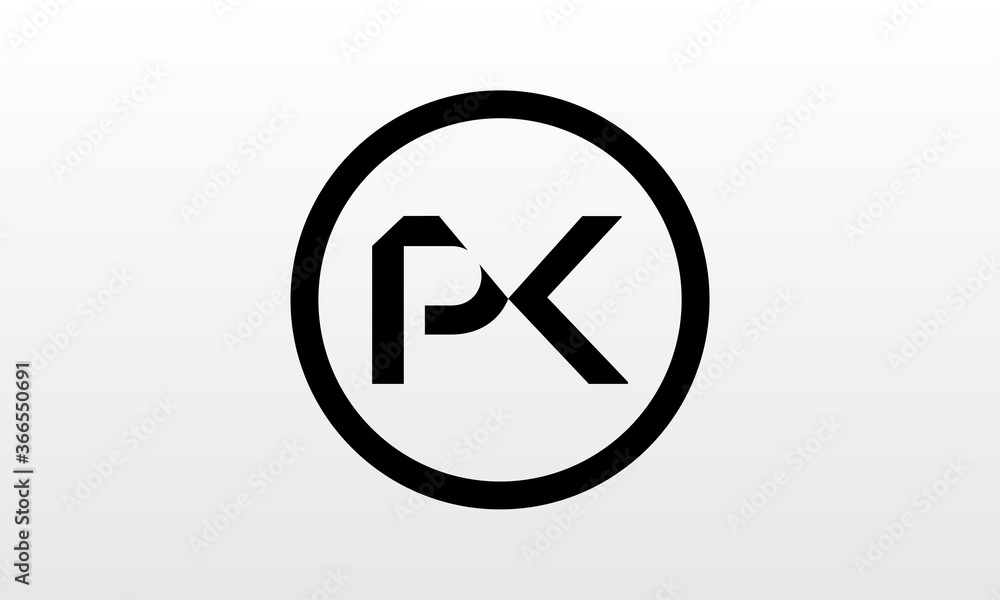 Initial PK Letter Logo With Creative Modern Business Typography Vector Template. Creative Letter PK Logo Vector. Initial PK Letter Logo With Creative Modern Business Typography Vector Template. Creative Letter PK Logo Vector.