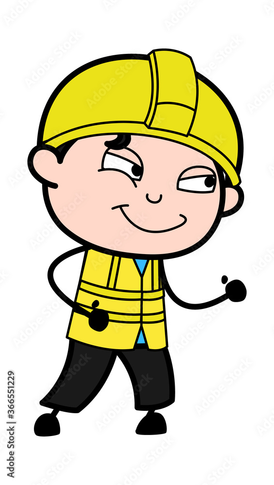 Engineer Cartoon Challenging to Fight Engineer Cartoon Challenging to Fight