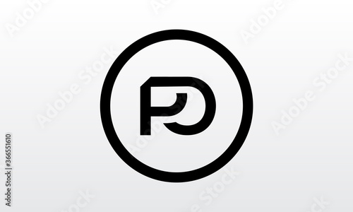 Initial PO Letter Logo With Creative Modern Business Typography Vector Template. Creative Letter PO Logo Vector.