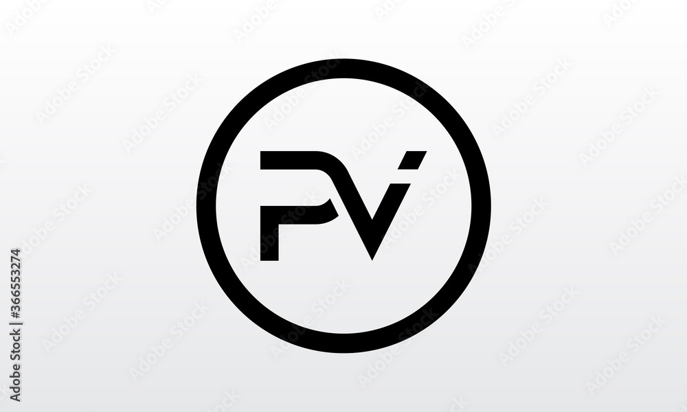 Initial PV Letter Logo With Creative Modern Business Typography Vector Template. Creative Letter PV Logo Vector. Initial PV Letter Logo With Creative Modern Business Typography Vector Template. Creative Letter PV Logo Vector.