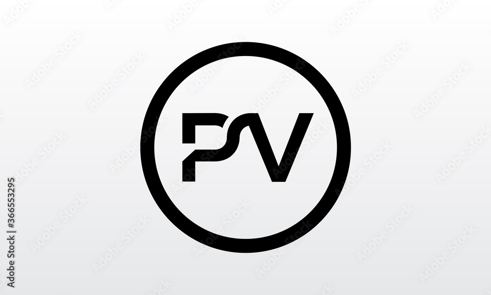Initial PV Letter Logo With Creative Modern Business Typography Vector Template. Creative Letter PV Logo Vector. Initial PV Letter Logo With Creative Modern Business Typography Vector Template. Creative Letter PV Logo Vector.
