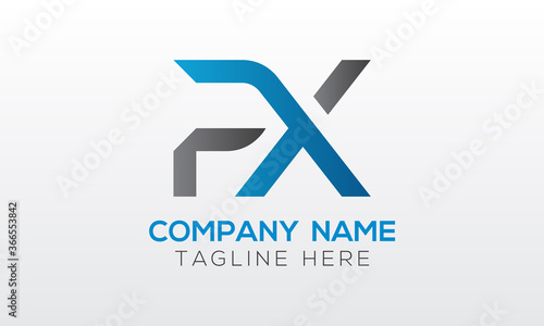 Free Download Initial PX Letter Logo With Creative Modern Business Typography Vector Template. Creative Letter PX Logo Vector. - GFXLoad