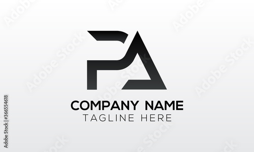 Initial PA Letter Logo With Creative Modern Business Typography Vector Template. Creative Letter PA Logo Vector.