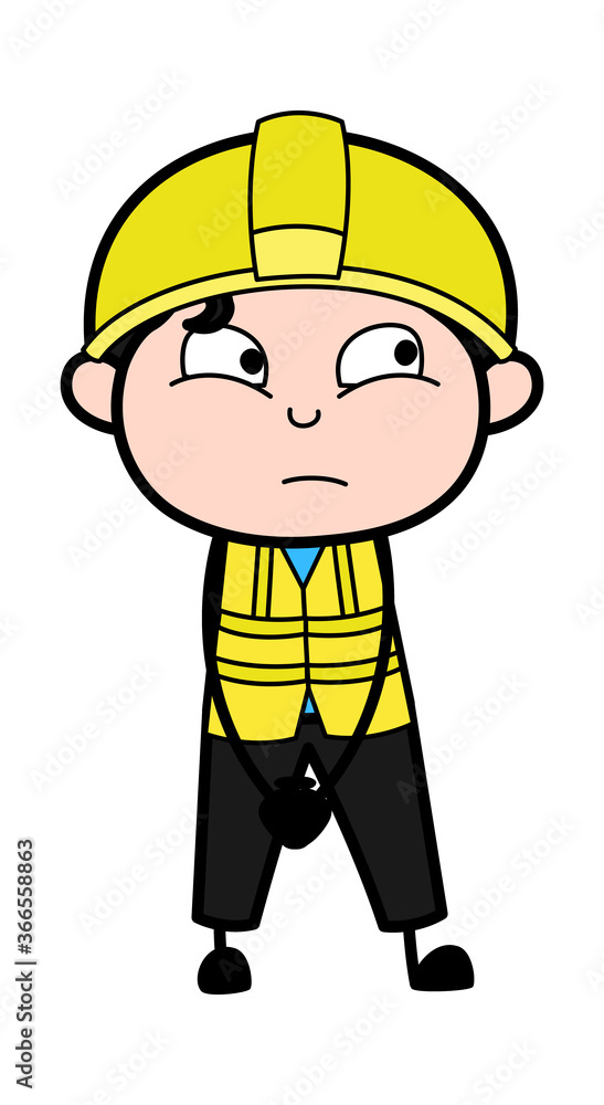 Shy Engineer Cartoon Shy Engineer Cartoon
