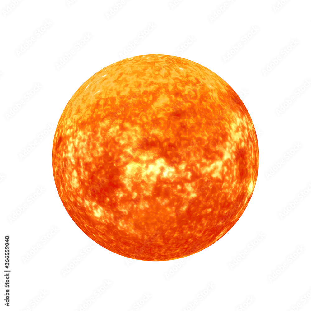 Solar System Concept. View of Full Big Star Sun from Space. Elements of this image furnished by NASA. 3d Rendering Solar System Concept. View of Full Big Star Sun from Space. Elements of this image furnished by NASA. 3d Rendering