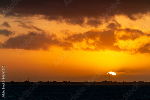 Sunset in Rio Grande  Rio Grande do Sul Brazil