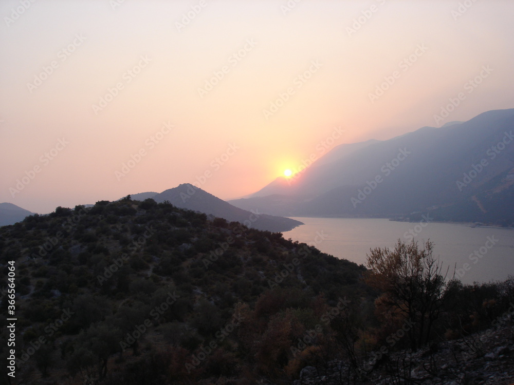 Sonnenuntergang am Meer 